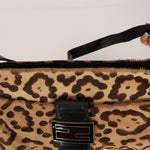 Fendi Jaguar Print Ponyhair Baguette - FashioNica