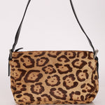 Fendi Jaguar Print Ponyhair Baguette - FashioNica