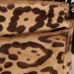 Fendi Jaguar Print Ponyhair Baguette - FashioNica