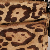 Fendi Jaguar Print Ponyhair Baguette - FashioNica