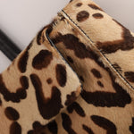 Fendi Jaguar Print Ponyhair Baguette Bag - FashioNica