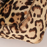 Fendi Jaguar Print Ponyhair Baguette Bag - FashioNica