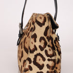Fendi Jaguar Print Ponyhair Baguette Bag - FashioNica