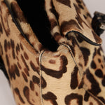 Fendi Jaguar Print Ponyhair Baguette Bag - FashioNica