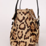 Fendi Jaguar Print Ponyhair Baguette Bag - FashioNica