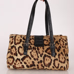 Fendi Jaguar Print Ponyhair Baguette Bag - FashioNica
