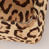 Fendi Jaguar Print Ponyhair Baguette Bag - FashioNica