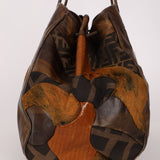 Fendi Large Mix Media Zucca Tote - FashioNica