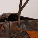Fendi Large Mix Media Zucca Tote - FashioNica