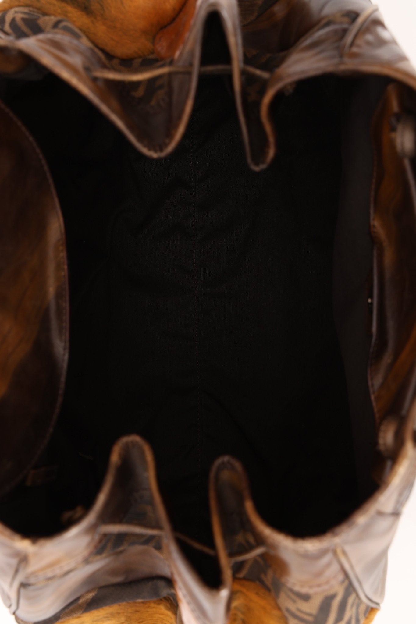 Fendi Large Mix Media Zucca Tote - FashioNica