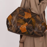 Fendi Large Mix Media Zucca Tote - FashioNica