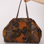 Fendi Large Mix Media Zucca Tote - FashioNica
