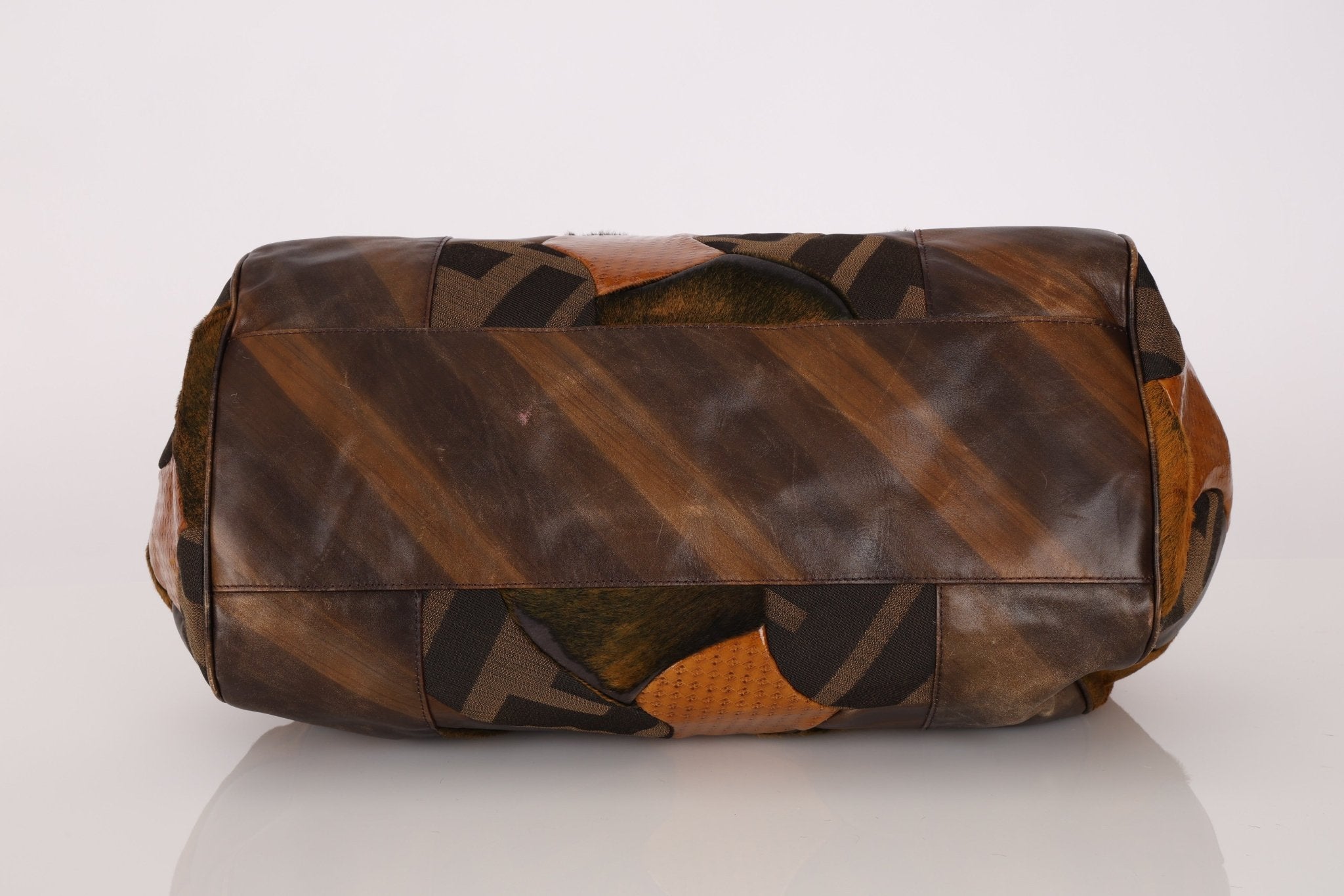 Fendi Large Mix Media Zucca Tote - FashioNica