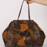 Fendi Large Mix Media Zucca Tote - FashioNica