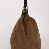 Fendi Large Soft Biege Corduroy Peekaboo - FashioNica