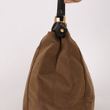 Fendi Large Soft Biege Corduroy Peekaboo - FashioNica