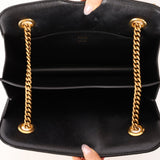 Fendi Leather Black Karligraphy Pocket Chain Bag - FashioNica
