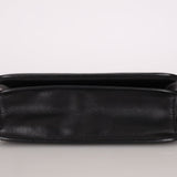 Fendi Leather Black Karligraphy Pocket Chain Bag - FashioNica