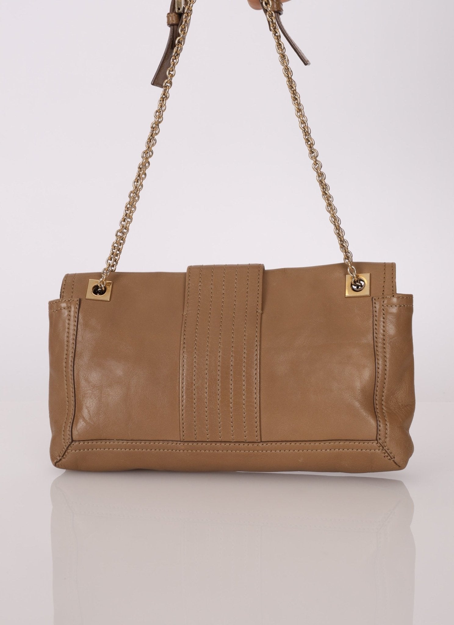 Fendi Leather Chain Baguette - FashioNica