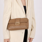 Fendi Leather Chain Baguette - FashioNica