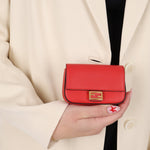 Fendi Leather Nano Chain Baguette - FashioNica