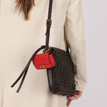 Fendi Leather Nano Chain Baguette - FashioNica