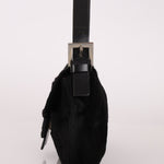 Fendi Leather Trimmed Ponyhair Baguette - FashioNica