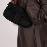 Fendi Leather Trimmed Ponyhair Baguette - FashioNica