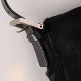 Fendi Leather Trimmed Ponyhair Baguette - FashioNica