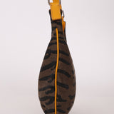 Fendi Leather Trimmed Zebra Hobo - FashioNica