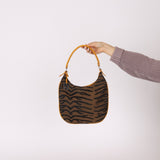 Fendi Leather Trimmed Zebra Hobo - FashioNica