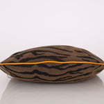 Fendi Leather Trimmed Zebra Hobo - FashioNica