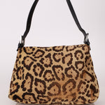 Fendi Leopard Print Ponyhair Mamma Baguette - FashioNica