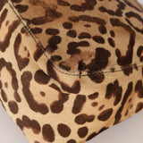 Fendi Leopard Print Ponyhair Mamma Baguette - FashioNica