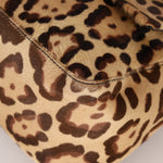 Fendi Leopard Print Ponyhair Mamma Baguette - FashioNica
