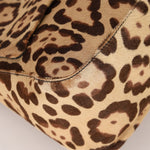 Fendi Leopard Print Ponyhair Mamma Baguette - FashioNica