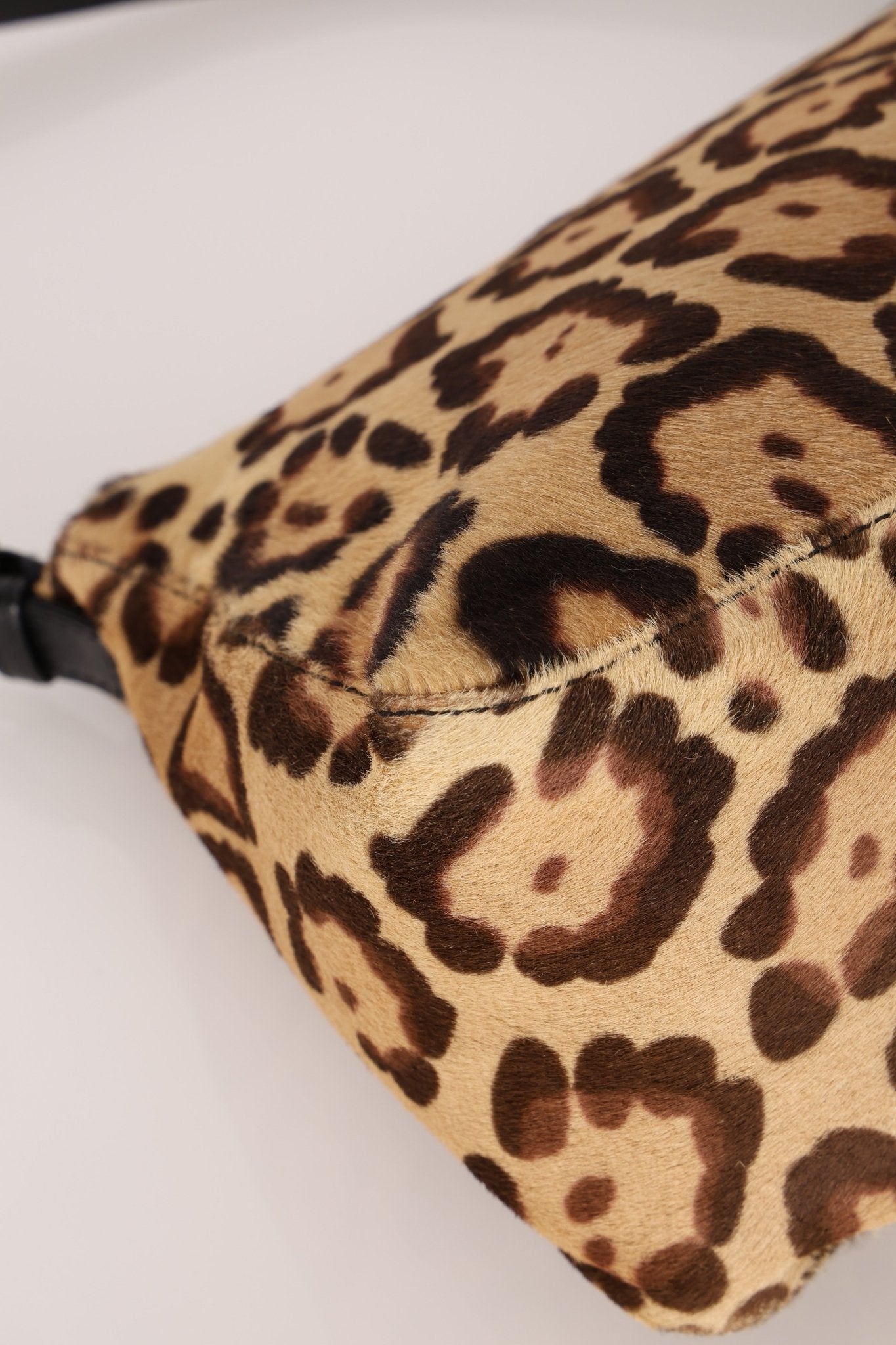 Fendi Leopard Print Ponyhair Mamma Baguette - FashioNica
