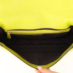 Fendi Lime Zucca 1974 Embossed Baguette - FashioNica