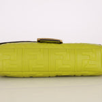 Fendi Lime Zucca 1974 Embossed Baguette - FashioNica