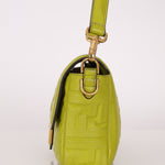 Fendi Lime Zucca 1974 Embossed Baguette - FashioNica