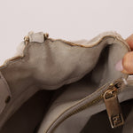 Fendi Linen Lace Chain Mia Tote - FashioNica