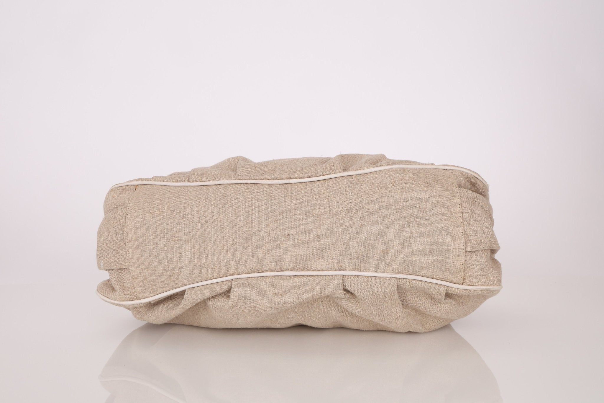 Fendi Linen Lace Chain Mia Tote - FashioNica