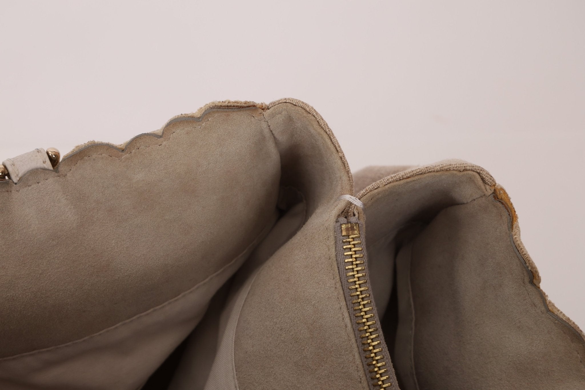 Fendi Linen Lace Chain Mia Tote - FashioNica