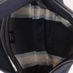 Fendi Marble Navy Canvas Baguette - FashioNica