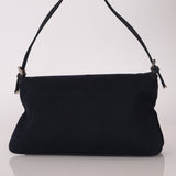 Fendi Marble Navy Canvas Baguette - FashioNica