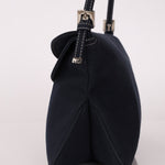 Fendi Marble Navy Canvas Baguette - FashioNica