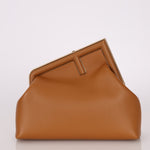 Fendi Medium Tan First Clutch - FashioNica
