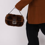 Fendi Mink Selleria Flower Motif Baguette - FashioNica