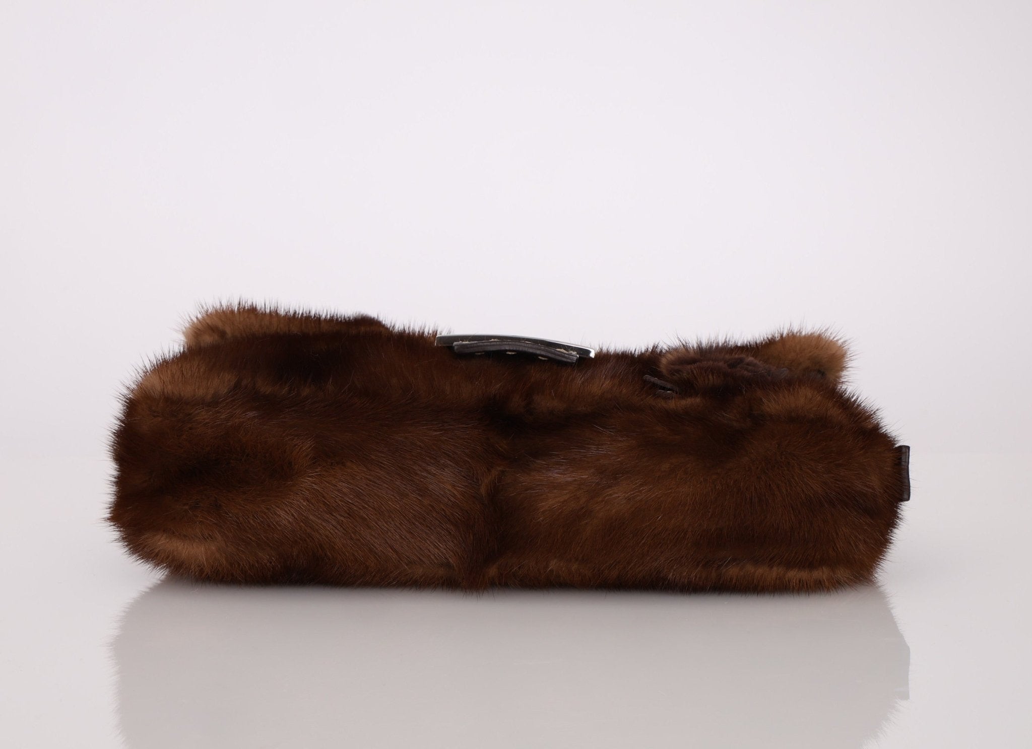 Fendi Mink Selleria Flower Motif Baguette - FashioNica