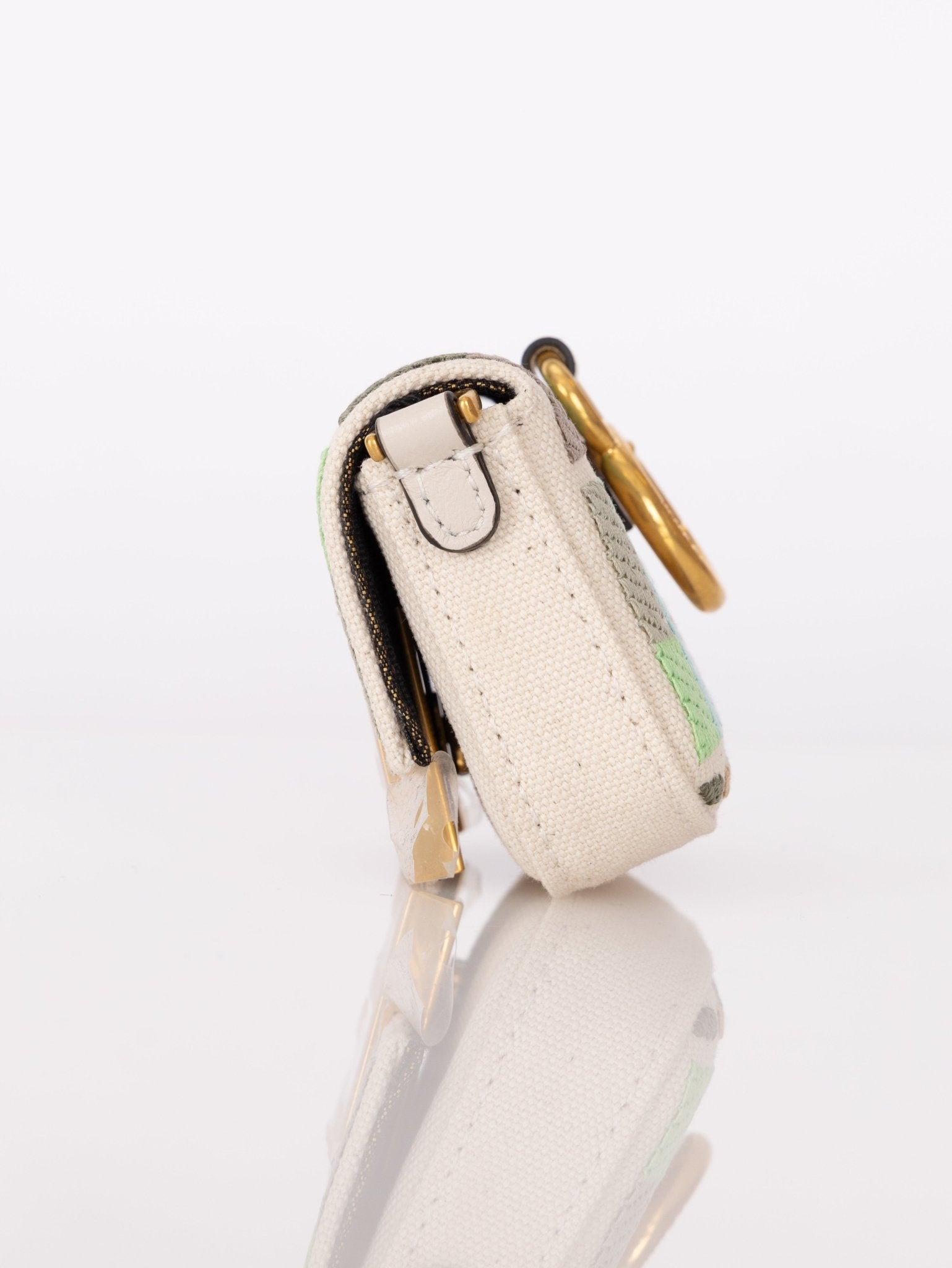 Fendi Multicolor Zucca Canvas Nano Baguette - FashioNica